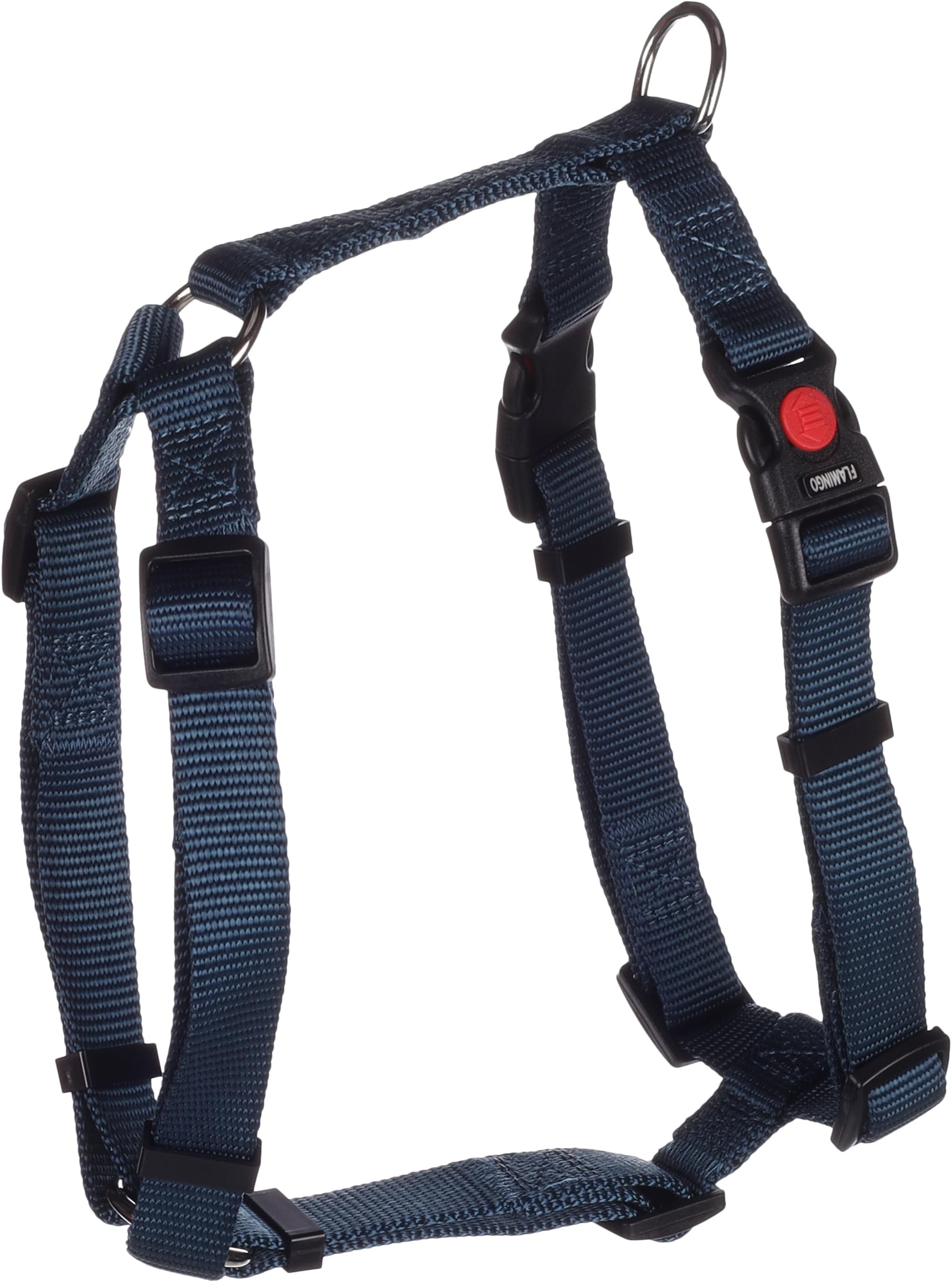 Dog Harness H-shape Ziggi Dark blue M 45-65cm 55-70cm 20mm