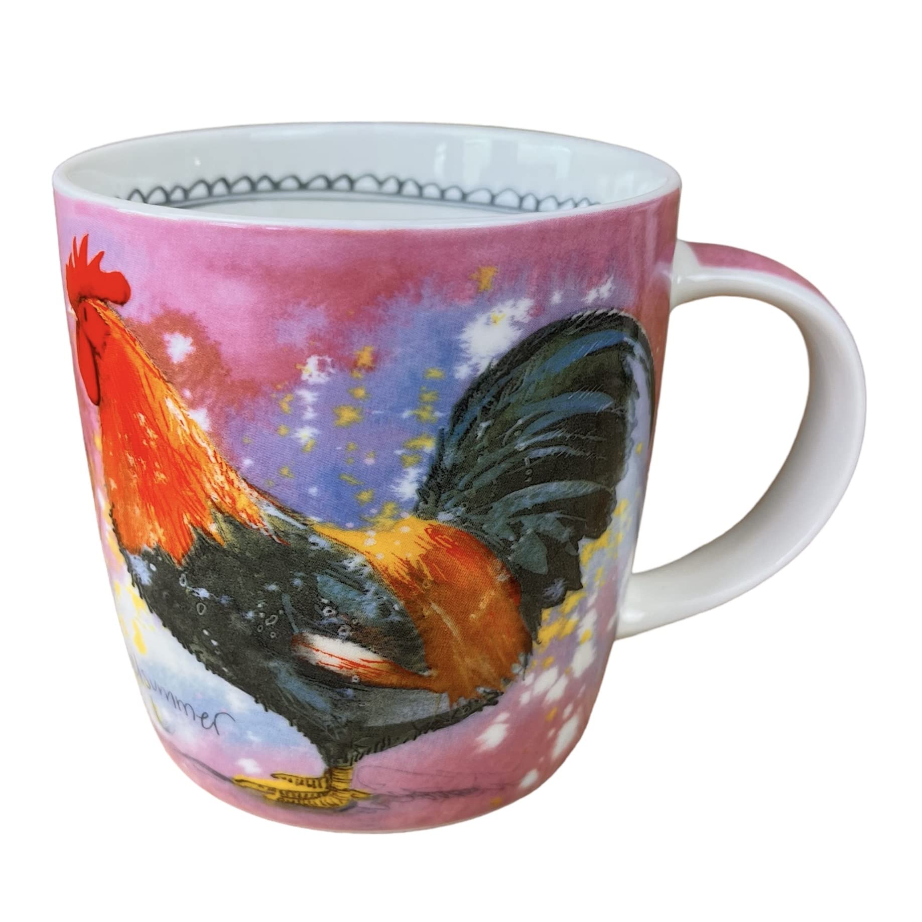 Alex Clark Welsummer Chicken Mug - Birds - Cup for Animal Lovers - Gift Ideas - Perfect for Coffee & Tea - Vegan Friendly - Designed in The UK...