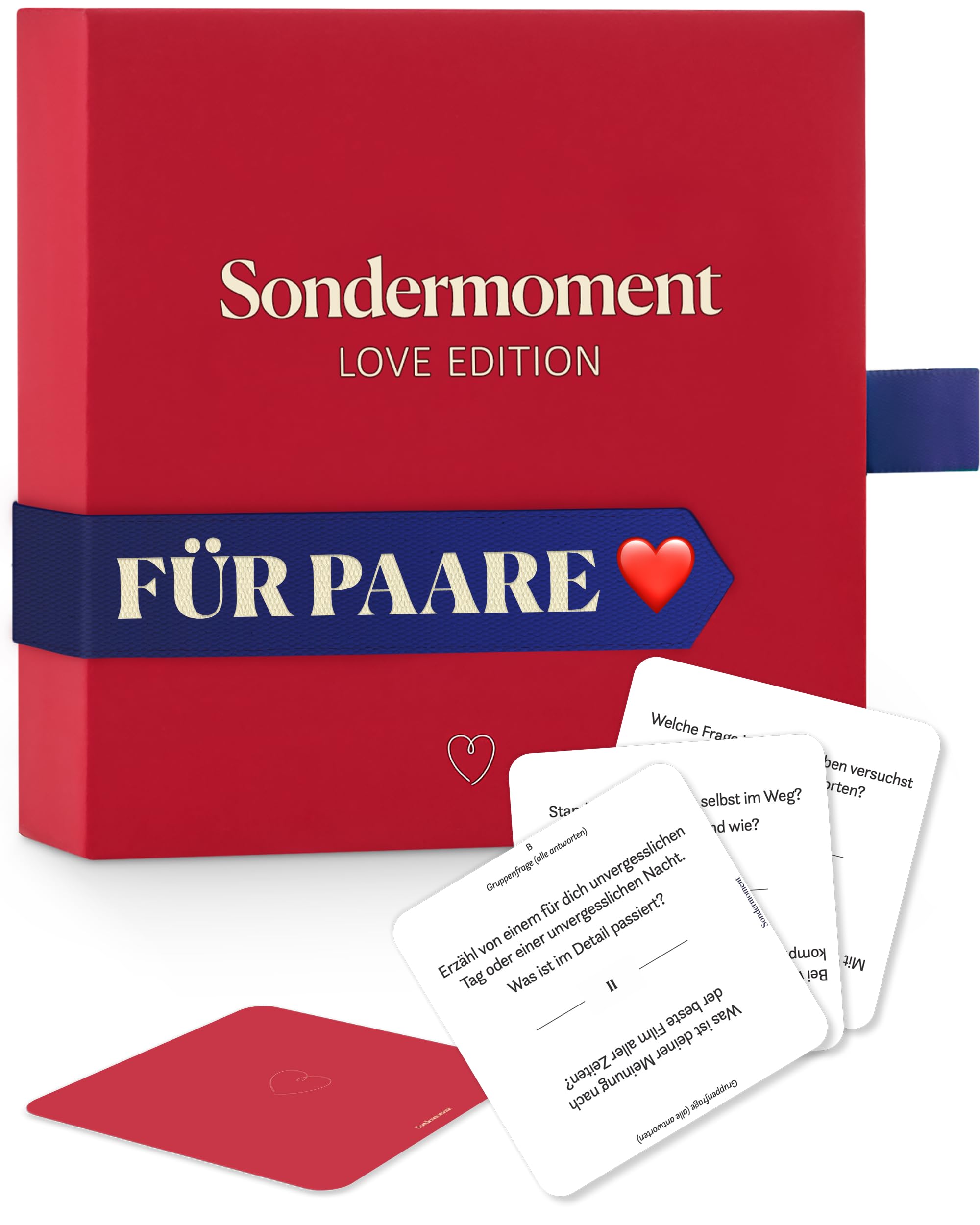 Sondermoment Love Edition - Question Game for Couples and Lovers | Deep Questions and Challenges about Love and Partner | For Your Girlfriend or Boyfriend