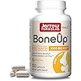 Jarrow Formulas BoneUp - 120 Capsules - 60 Servings - For Bone Support & Skeletal Nutrition - Includes Naturally Derived Vitamin D3, K2 (as MK-7) & 1000 mg Calcium - Gluten Free - Non-GMO
