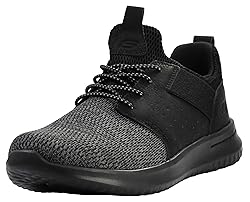 Skechers Men's Delson-Camben Sneaker, Black, 11 M US
