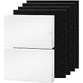 2 Pack HPA200 HEPA Filter Replacement Compatible with Honeywell Air Purifier HPA200 HPA201 HA202 HPA204 HPA250