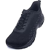 AOV Wide Toe Box Running Shoes for Men Arch Support Walking Sneakers Plantar Fasciitis Orthotic Tennis Slip On Shoes for Gym Workout Jogging