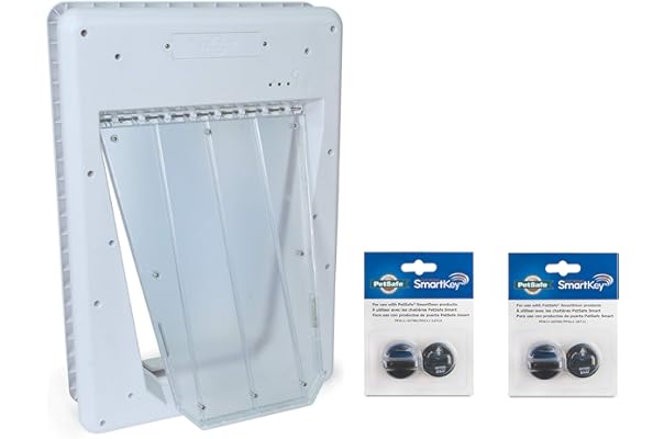 dog door with timer lock