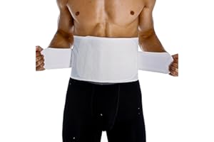 PAZ WEAN Hernia Belts for Men Abdominal Support Surgical Belly Binder Stomach Wrap Band After Surgery