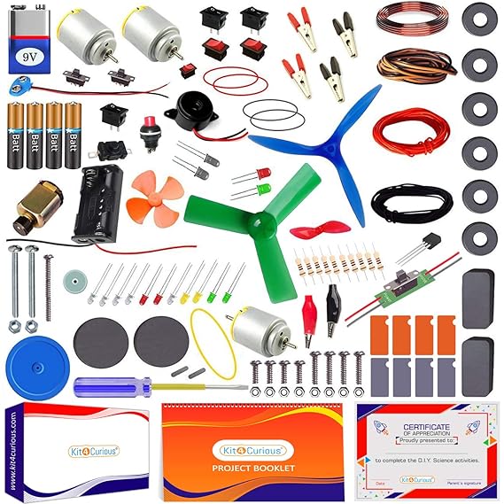 kit4curious mega diy robotics electronics kit for 201 projects