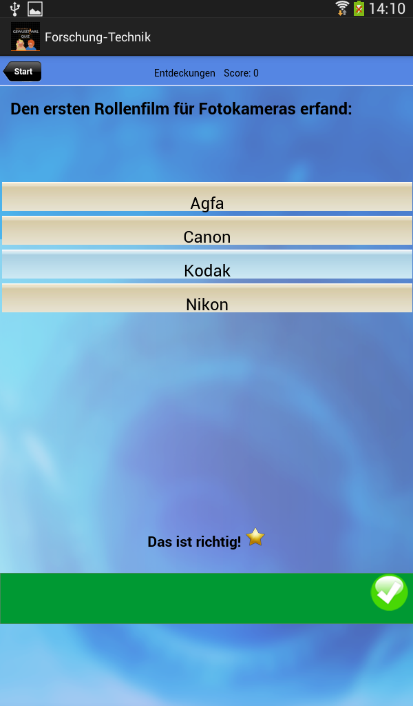 Forschung und Technik Quiz