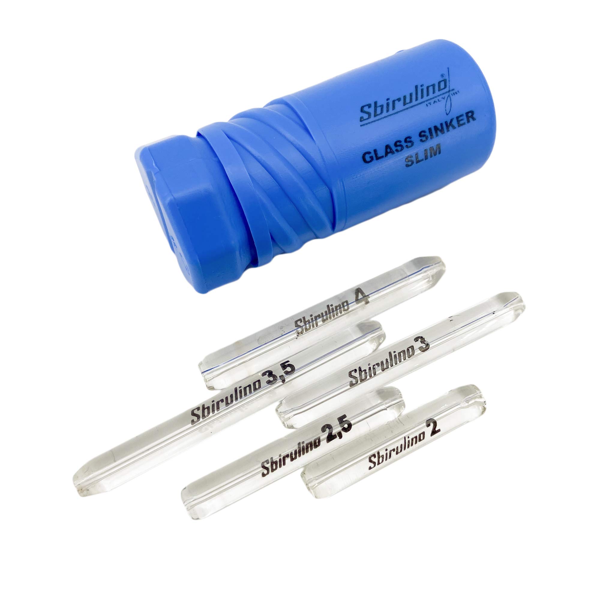 Sbirulino Trout Fishing Window Kit Slim Model Includes Blade Holder Container (5 Pieces)