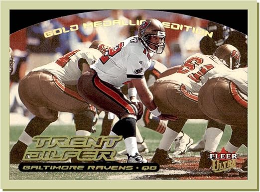2000 Ultra Gold Medallion 65 Trent Dilfer Tampa Bay Buccaneers Fresno State At Amazon S Sports Collectibles Store