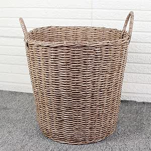 Cesto Ropa Sucia, Cesto de Colada, Redondo Barril Durable para Ropa