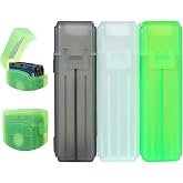 JDYYICZ 2.5 Inches SSD Hard Disk Drive Protection Storage Box Case for Solid State Disk, Pack of 3 Assorted Colors(Grey/White/Green)