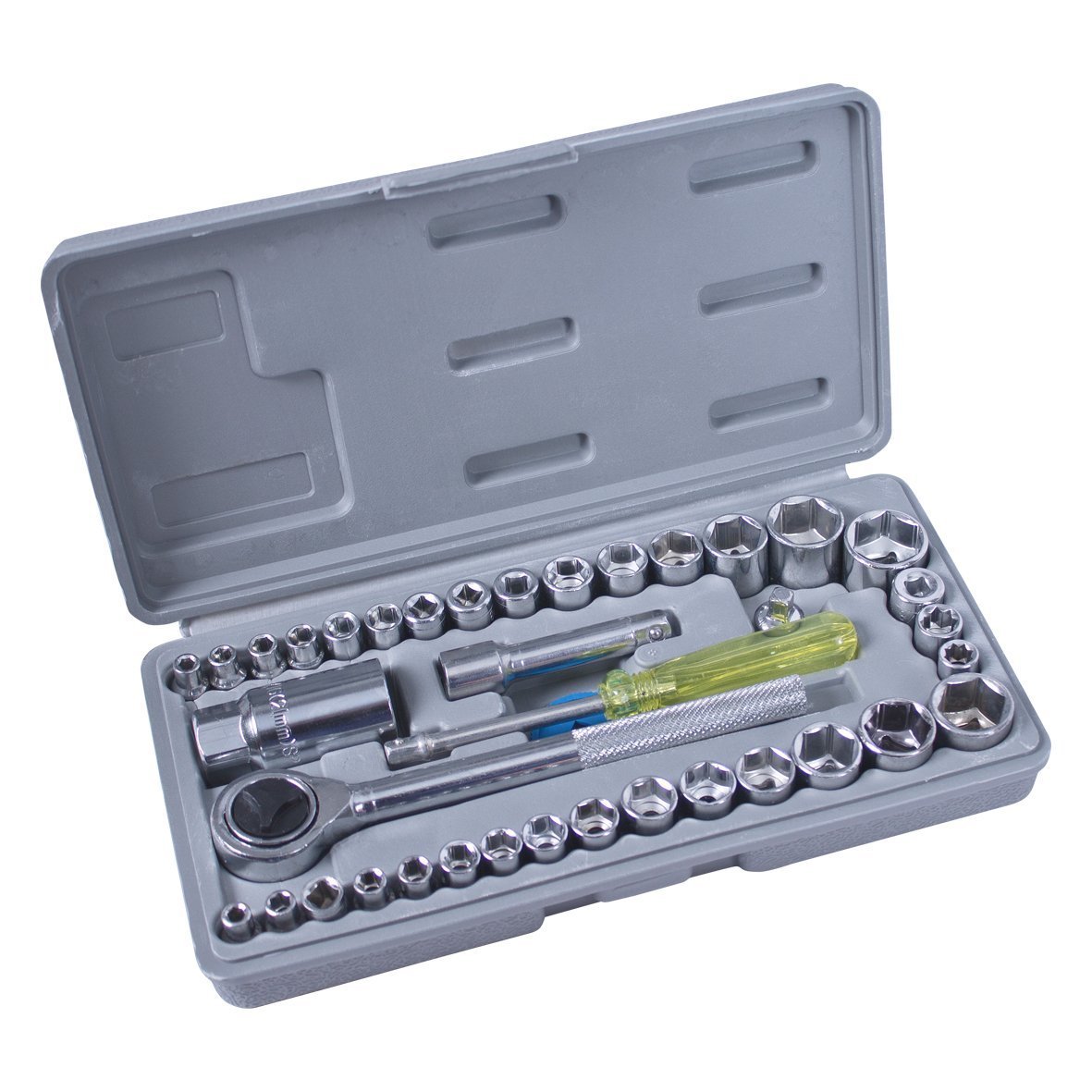 Tool Tech 17520 Mini Socket Set in Hard Case (40-Piece)