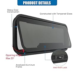 OUTPRIZE NEW Breathable RV Window for Rainy