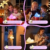 One Fire Night Light Cat Kids 16 Colors Dimmable Remote 1200mAh USB view 8