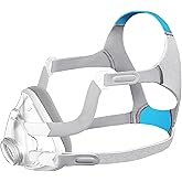 Replacement F20-Style Fabric Mask Set (Medium) - No Silicone Contact, CPAP Full Face Cushion Combo for Airfit F20 & Airtouch F20, Ultra-Soft Mterial for Minimal Pressure & Enhanced Comfort (No Elbow)