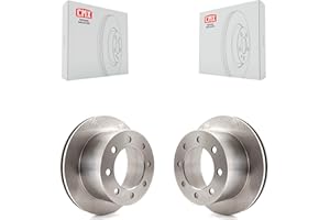 CMX Rear Disc Brake Rotors Pair Replacement For 2000-2002 Dodge Ram 2500 3500 K8-100686