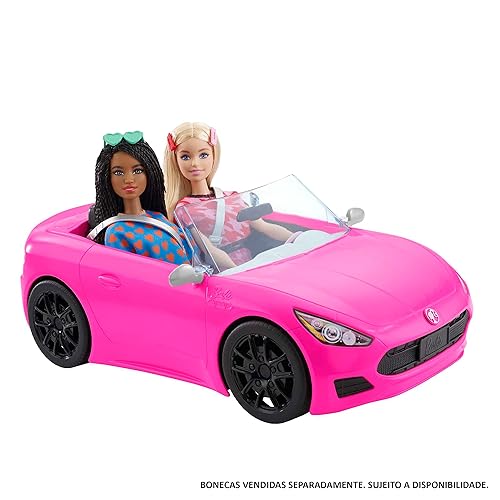 Barbie Car Toy Amazon Barbie Toy Car, Bright Pink Doll-Sized Convertible  With Seats