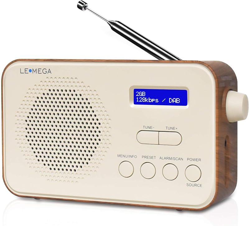 Lemega PR2 Portable DAB/DAB+ and FM Radio Walnut