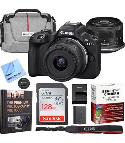 Amazon.com : Canon EOS R50V Mirrorless Camera with 14-30mm + 55