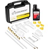 CHUMXINY Brake Bleed Kit for Shimano, TEKTRO, TRP Hydraulic Disc Brakes. Bicycle Hydraulic Brake Bleed Kit Includes Brass Connector, 150ML Mineral Oil Brake Fluid