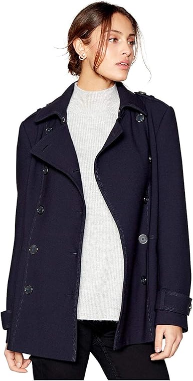 Debenhams J Par Jasper Conran Femmes Bleu Marine Court Caban Amazon Fr Vetements Et Accessoires