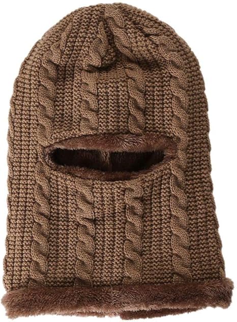 Winter New Twist One Piece Wool Earmuffs Hat Collar Plus Velvet Knitted 