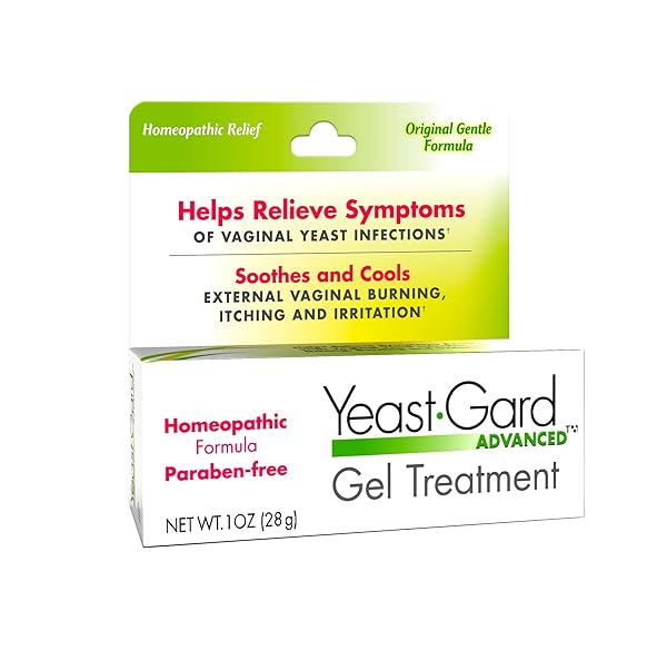 YEASTGARD ADVANCED HOMEOPATHIC YEAST TREATMENT VAGINAL GEL -WHITE 1 OZ