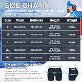 TOMSHOO Snowboard Protection Shorts Padded Protective Ski Black M view 7