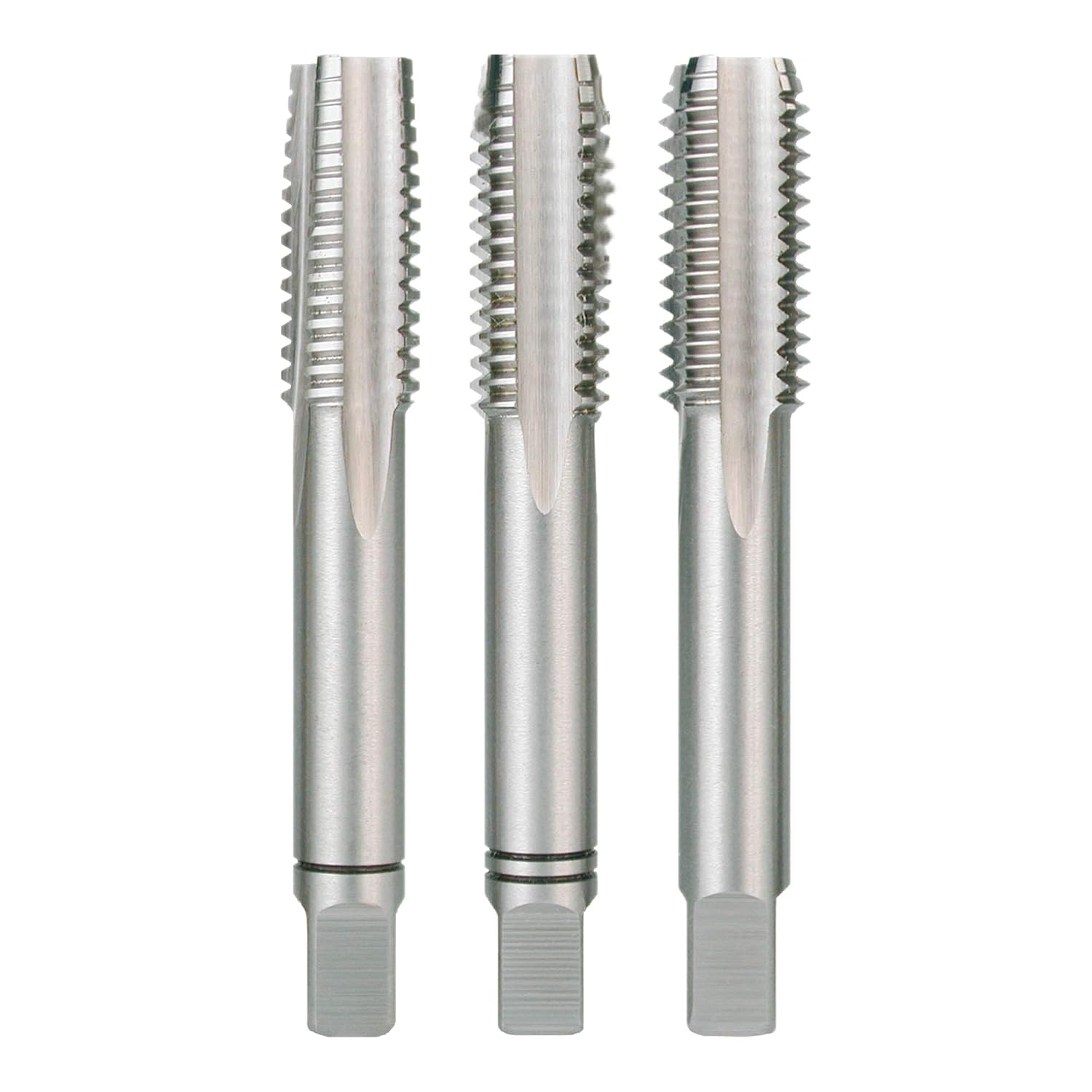 Ruko HSS Hand Tap Set, DIN 352, Ground, Bright Finish, 7/8 inches Nominal Thread Size, 100.0 mm Length, 3 Pieces, R246078