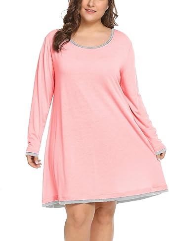 pastel pink long sleeve dress