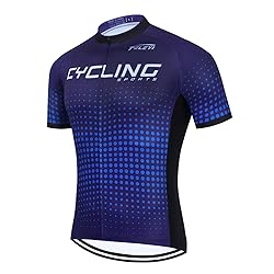 Cycling Jersey Men, Summer Short Sleeved Bike