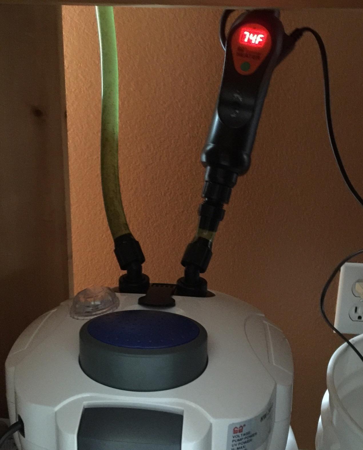 8/mo Finance DaToo Aquarium External Heater inLine Fish Tank