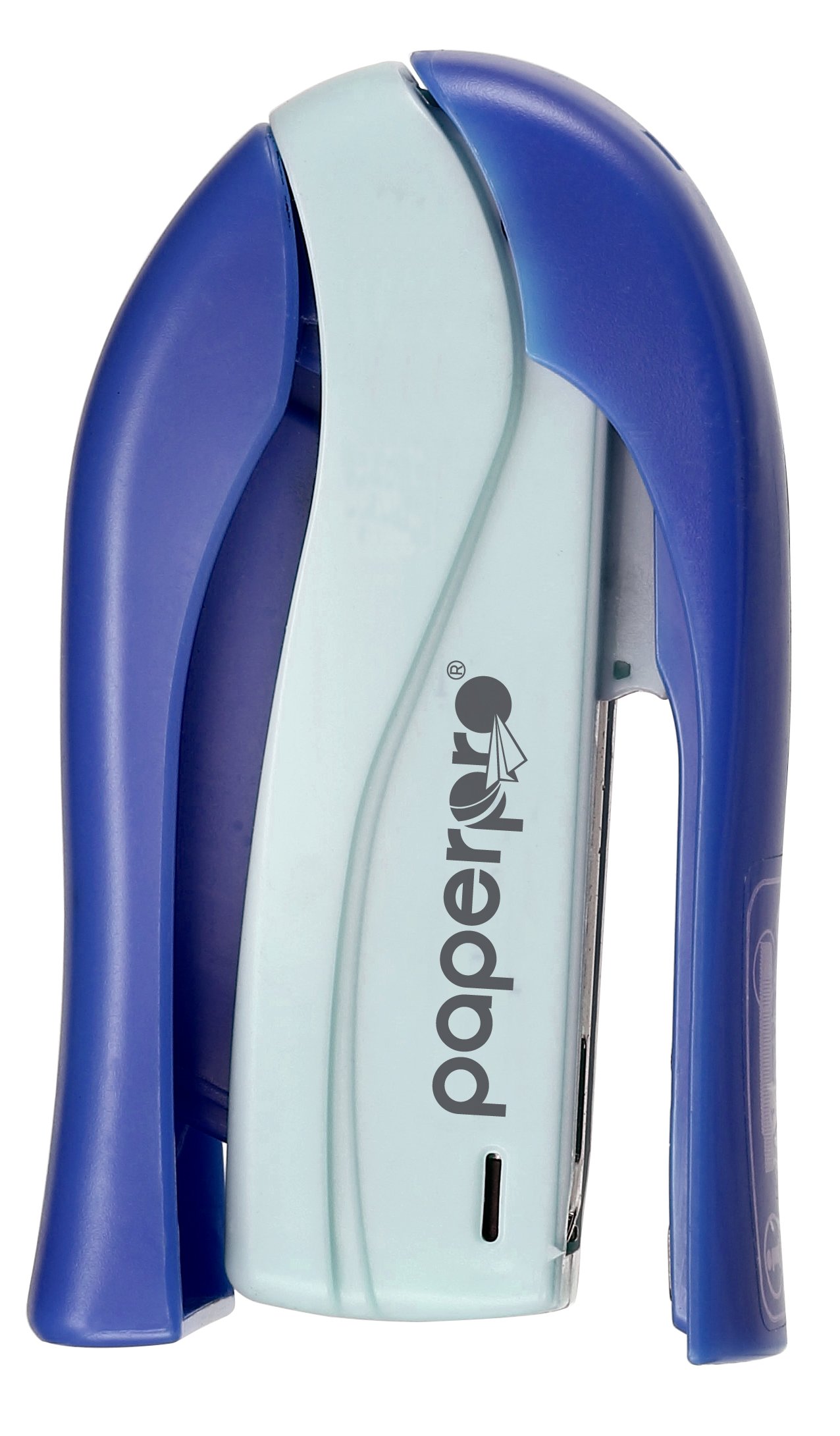PaperPro - 1447 - inSHAPE 15 Handheld Compact Stapler, 15 Sheets, Half-Strip, Blue