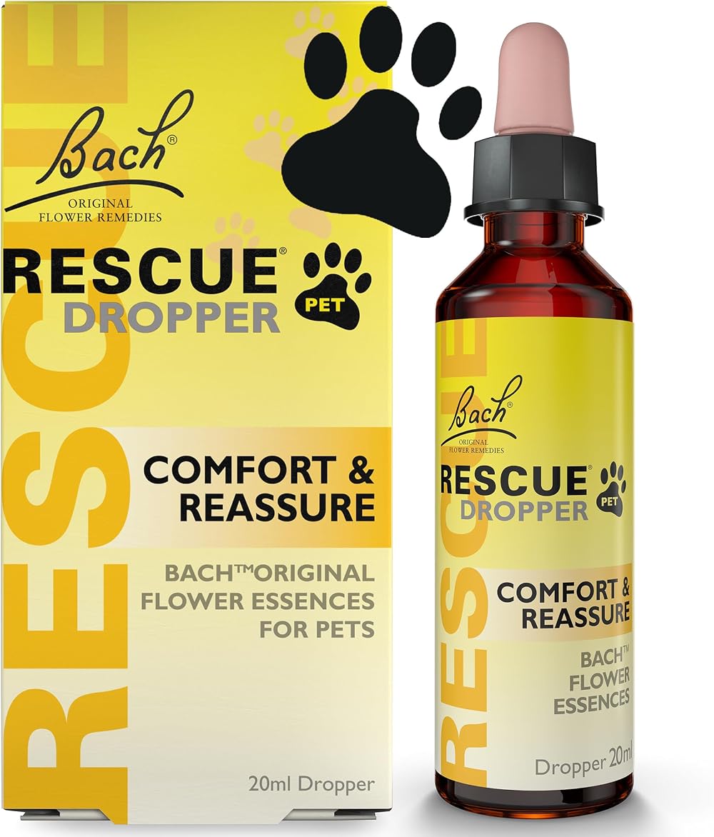 RESCUE Rescue Pet Dropper Calming Drops for Dogs Cats 20ml UK Made