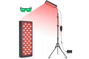 ASTAREXIN Red Light Therapy, 75 LED Red Light Therapy for Face 35W Red Light Therapy for Body Infrared Light Therapy Device with Stand 660nm & 850nm Red Light Therapy Stand for Face, Body, Skin, Muscles