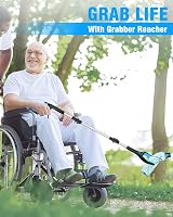 Kekoy 36 Inch Litter Pickers 2 Pack Extra Long Reach Grabber for Elderly Sky view 3