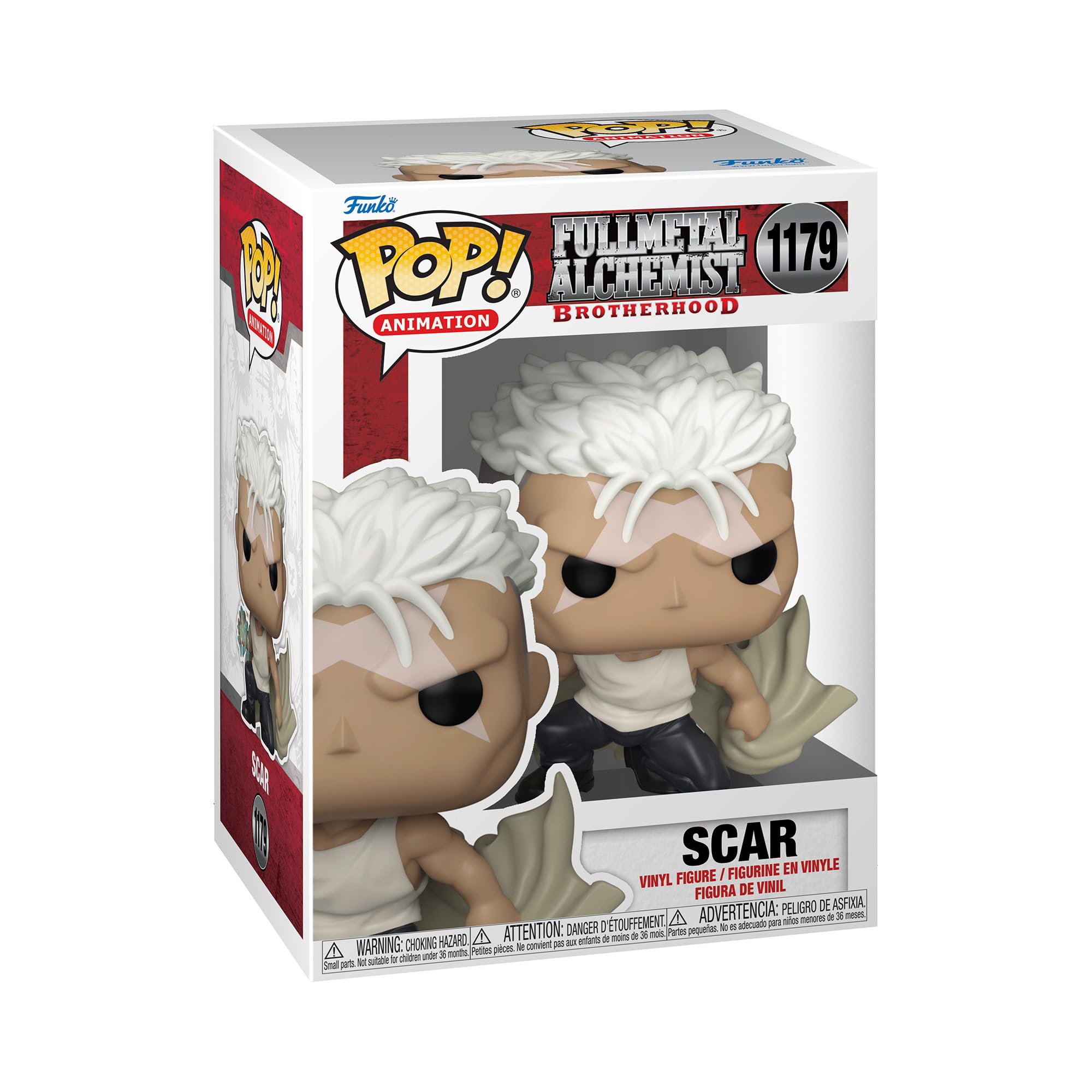 Funko Pop! Animation: FMA: B - Scar - Full Metal Alchemist - Collectable Vinyl Figure - Gift Idea - Official Merchandise - Toys for Kids & Adults - Anime Fans - Model Figure for Collectors