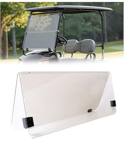 thumbnail image 2 of TechInovat G14 G16 G19 (1995-2003) For Yamaha Tinted Golf Cart Windshield Fold Down With Gas And Electric Model (Tinted), Windshields - Canada 2 of 14