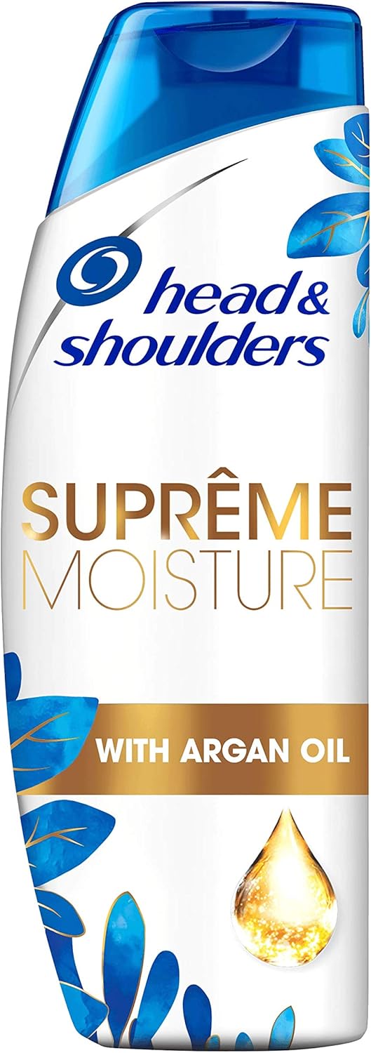 Head & Shoulders Supreme Anti-Dandruff Shampoo with Argan Oil, Sublimating Ingredients, 225 ml, 225 ml (Pack of 1)