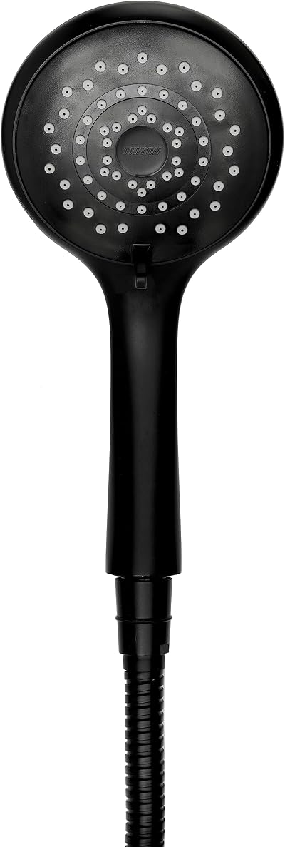 Triton 8000 Series DuraFlow Five Spray Bathroom Shower Head Matte Black 110mm