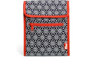 Prym Circular Knitting Needle Case Folder, Navy Geometric