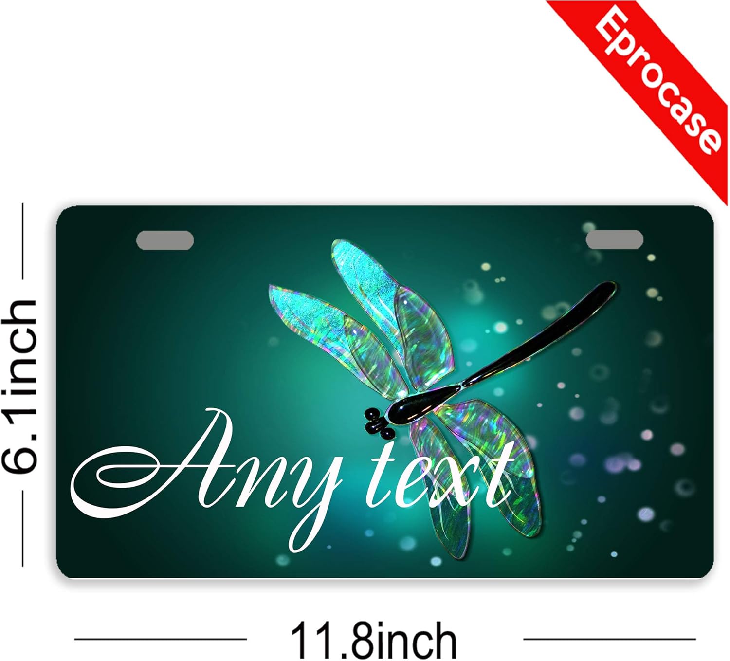 Amazon Com Eprocase Custom Personalized Dragonfly License Plate