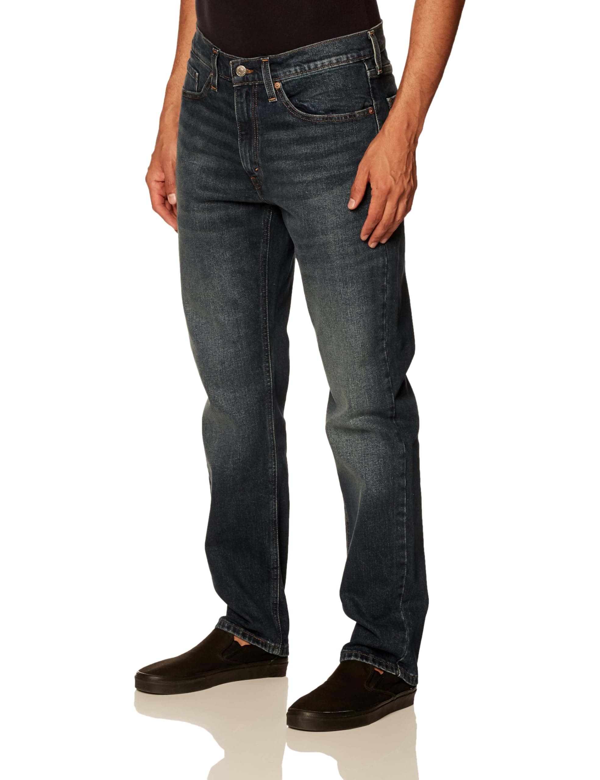 Levi Strauss Signature Gold Men's Big & Tall Athletic Fit Jean, Velarium, 44W x 30L Image