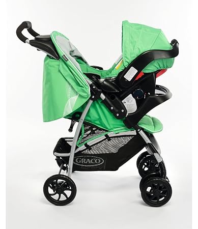 graco travel system green