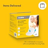 Medela Ultra-Breathable Nursing Pads Highly Absorbent 60 Pack view 9