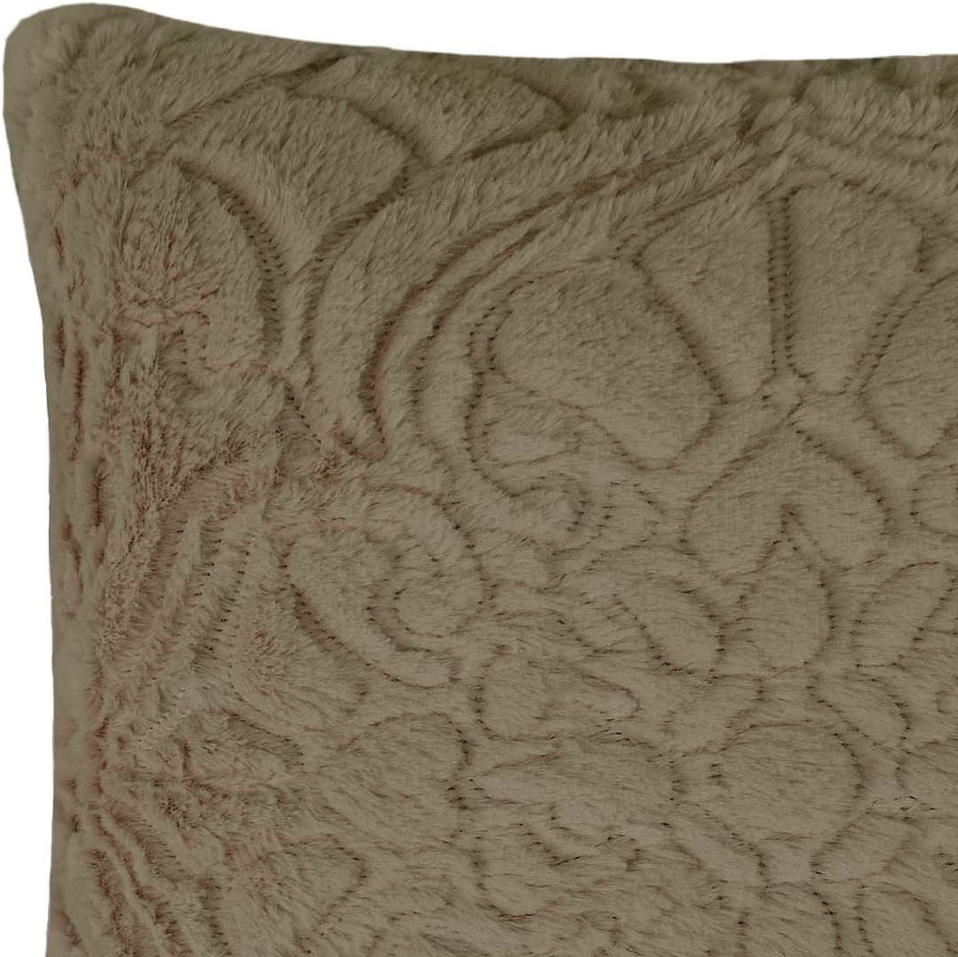 vue signature plush decor charlotte faux fur coverlet collection
