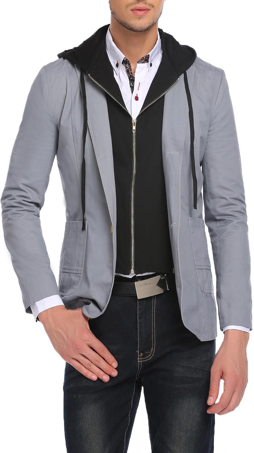 COOFANDY Men's Casual Regular Fit Sports Jacket Suit Blazer with