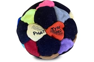 DIRTBAG PT Pro 32 Panel Footbag, Flying Clipper Original Design, Steel Pellet Filled for Maximum Control Handsewn
