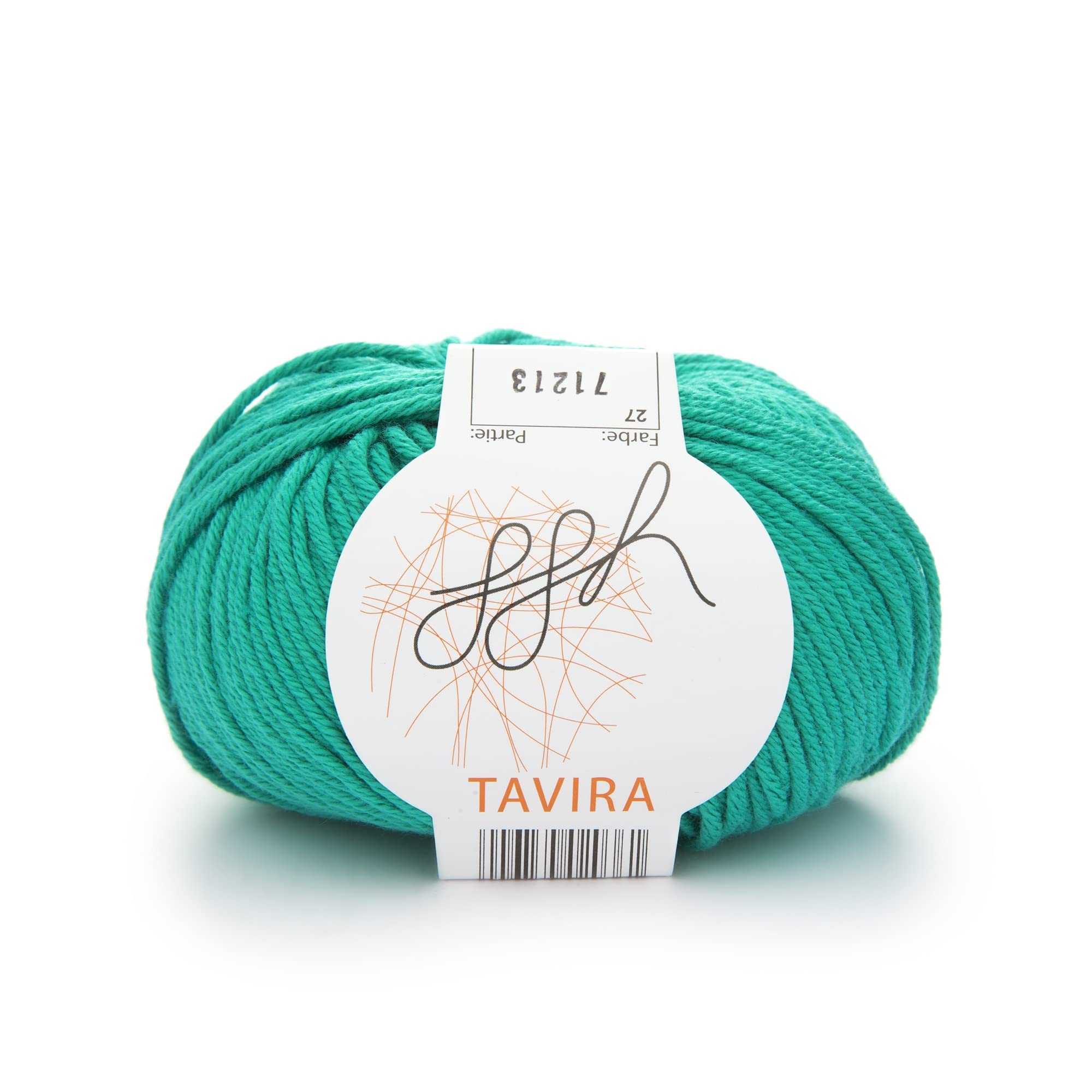 GGH Tavira | Thick cotton for knitting and crochet - suitable as pot flap yarn - 50g ball | Colour 027 - Chromgrün