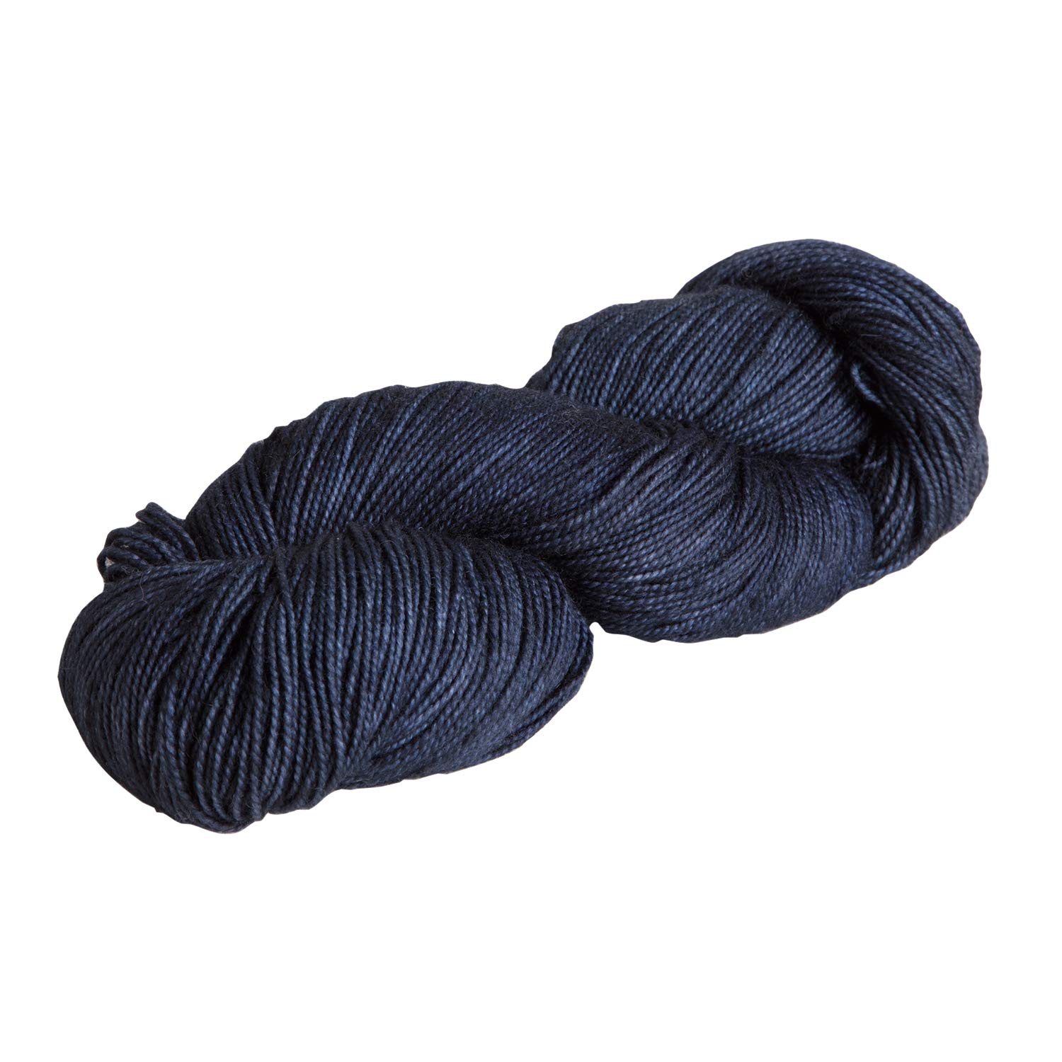 Knit Picks Hawthorne Tonal Hand Painted Fingering Weight Navy Blue Sock Yarn (Klamath Falls)